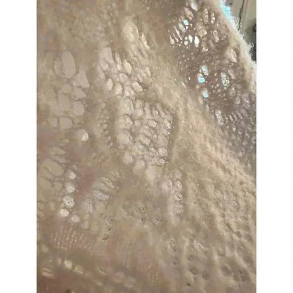 Free people coffee in the morning tunic shirt boho cream long sleeve size small - Picture 5 of 13